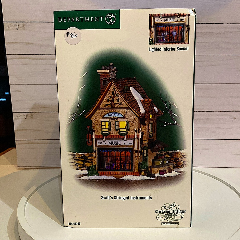 DEPARTMENT 56 - Swifts Stringed Instruments - Heritage Village - Dickens Village - Picture 11 of 12